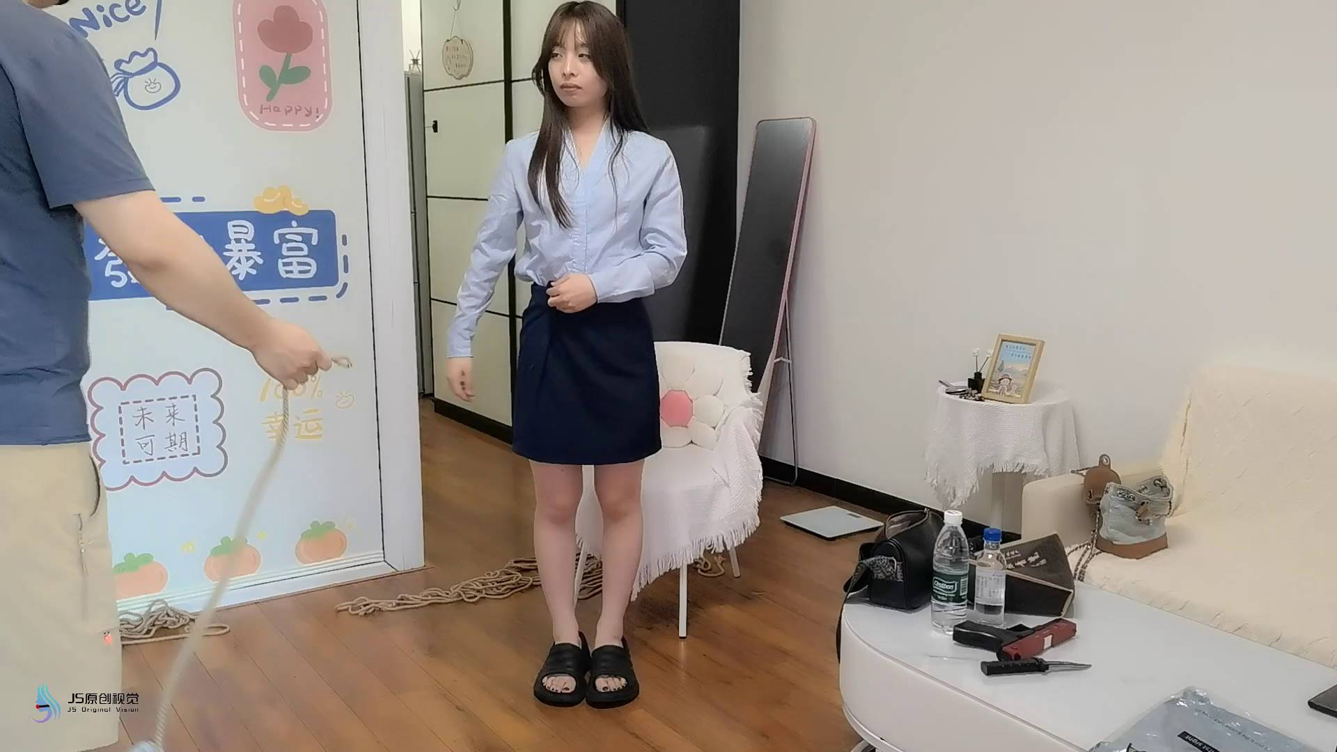 JS原创 夏沐欧式直臂捆绑体验
